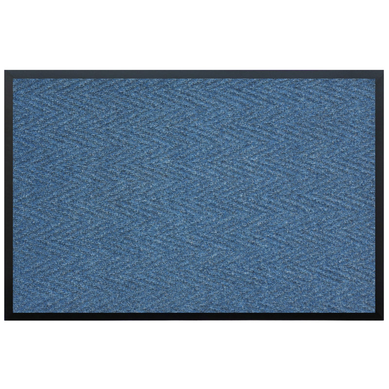 Symple Stuff Leavy Vinyl Backed Commercial NonSlip Outdoor Door Mat